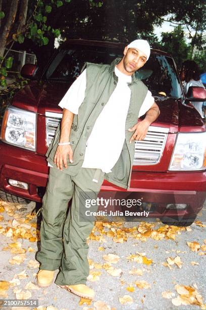 Joe Budden on the set of his "Pump It Up" video shoot in Miami, Florida on March 8, 2003.