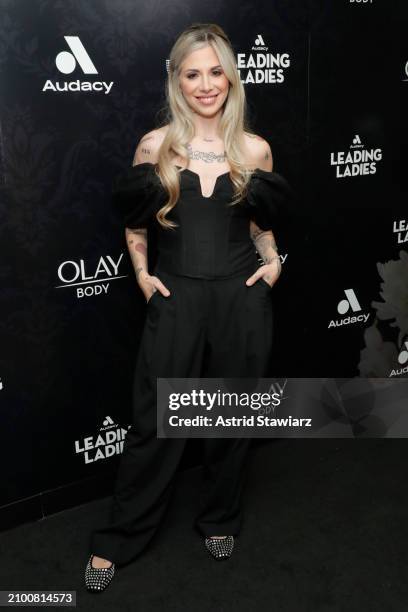 Christina Perri attends Audacy's Leading Ladies 2024 at Kings Theatre on March 20, 2024 in Brooklyn, New York.