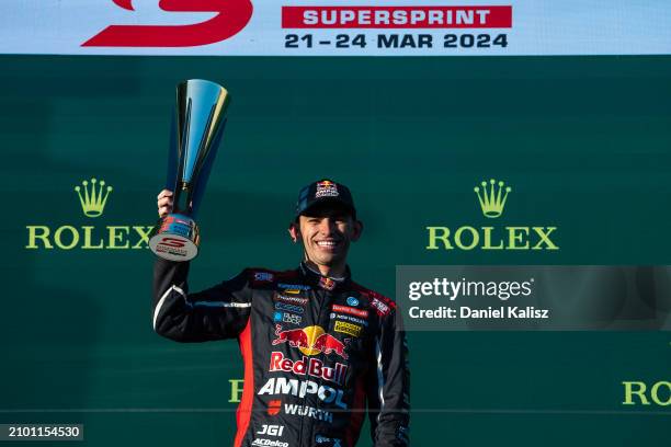 Broc Feeney driver of the Red Bull Ampol Racing Chevrolet Camaro ZL1 during race 1 of the Melbourne Supersprint, part of the 2024 Supercars...