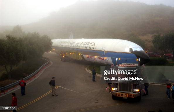 Air Force One Moves To Ronald Reagan Library