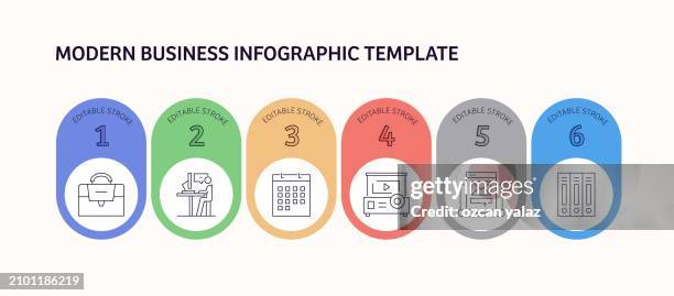 modern business related vector infographic design concept. - paper rocket launch stock illustrations