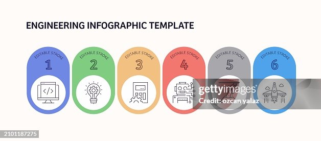 Graph Engineering Infographic Engineering Related Vector Infographic Design Concept High-Res Vector ...