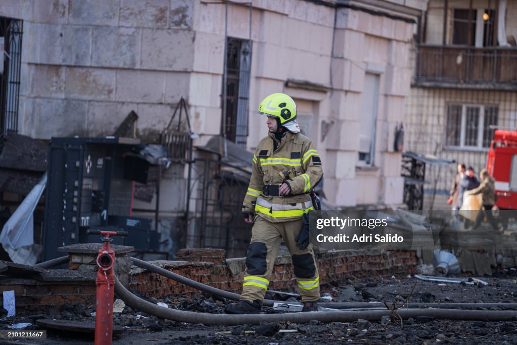 Kyiv Hit By Missiles In Three-Hour-Long Raid