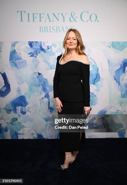 Miranda Otto attends the Tiffany & Co. Brisbane store opening on March 21, 2024 in Brisbane, Australia.