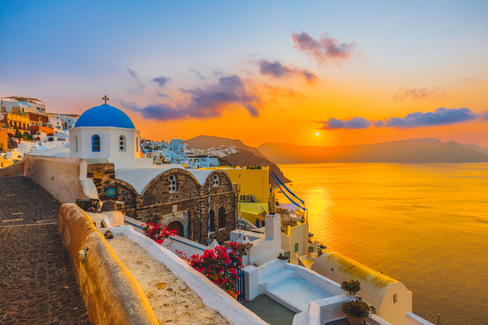 greece sunrise