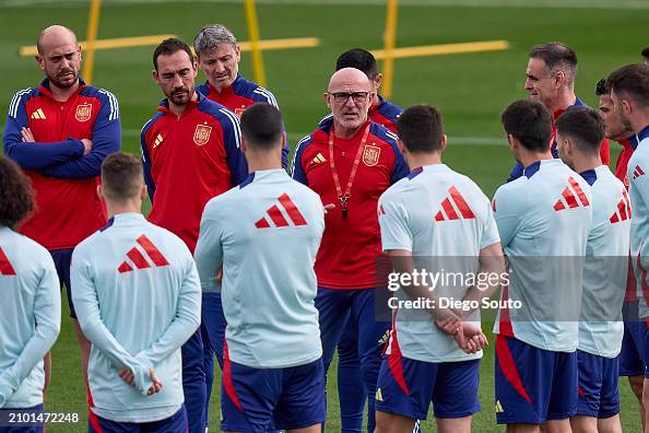 Spanish Football National Team Training Spanish Football National Team Training