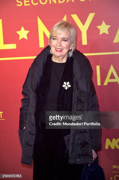 Italian journalist and film critic Piera Detassis attends the premiere of the second season of Call My Agent - Italia, at The Space Cinema Modern....