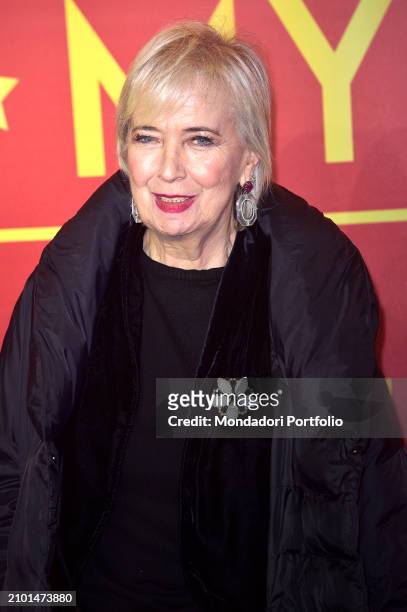Italian journalist and film critic Piera Detassis attends the premiere of the second season of Call My Agent - Italia, at The Space Cinema Modern....