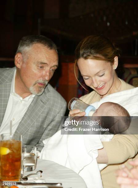 Actor Dennis Hopper who was honoured at the Marquee Awards Luncheon at Postrio restrauant at the Venitian Hotel Las Vegas as part of the CineVegas...