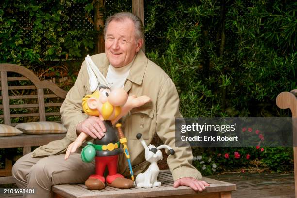 Le dessinateur de bande dessinée Albert Uderzo, père du personnage "Astérix", à Neuilly-sur-Seine en 2009.