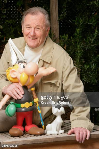 Le dessinateur de bande dessinée Albert Uderzo, père du personnage "Astérix", à Neuilly-sur-Seine en 2009.