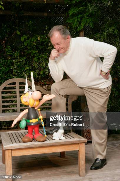 Le dessinateur de bande dessinée Albert Uderzo, père du personnage "Astérix", à Neuilly-sur-Seine en 2009.