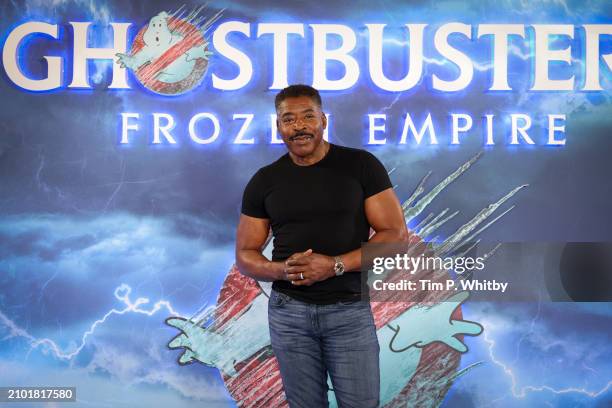 Ernie Hudson Jr. At the London photocall of Columbia Pictures' Ghostbusters: Frozen Empire on March 21, 2024 in London, England.