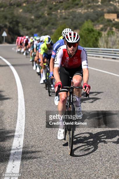 Ben Hermans of Belgium and Team Cofidis leads the peloton during the 103rd Volta Ciclista a Catalunya 2024, Stage 4 a 169.2km stage from Sort to...