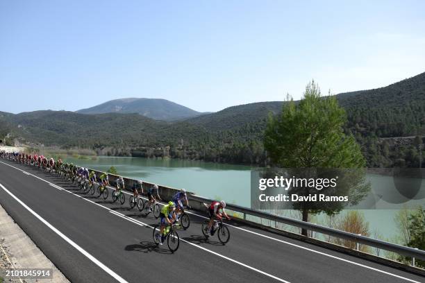 Jimmy Janssens of Belgium and Team Alpecin-Deceuninck, Simone Petilli of Italy and Team Intermarche-Wanty, Ben Hermans of Belgium and Team Cofidis...