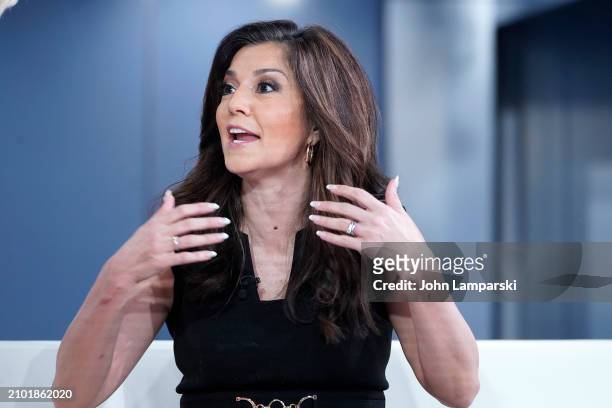 Rachel Campos-Duffy visits "Fox & Friends" For World Down Syndrome Day at Fox News Channel Studios on March 21, 2024 in New York City.