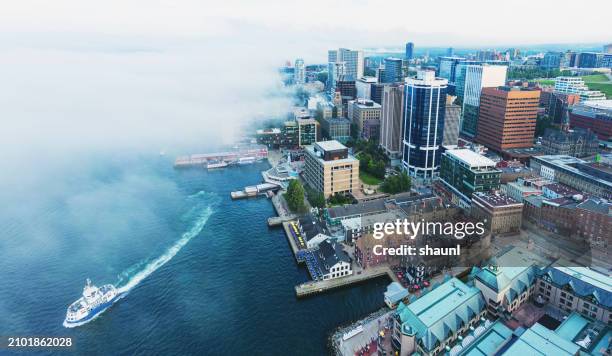 halifax harbour ferry - halifax nova scotia stock-fotos und bilder
