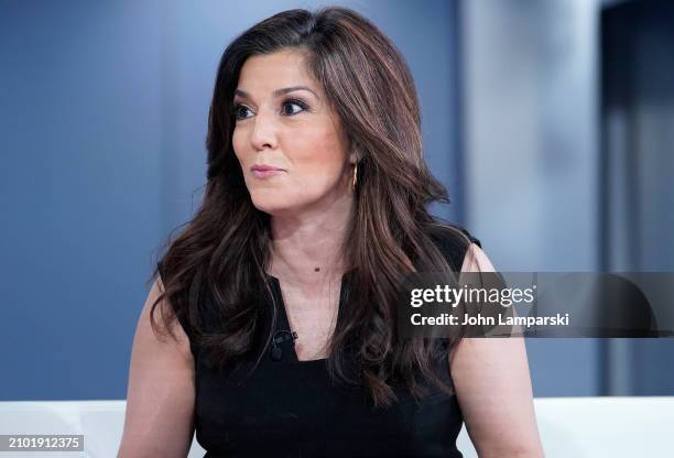 Rachel Campos-Duffy and daughter Valentina Duffy visit "Fox & Friends" For World Down Syndrome Day at Fox News Channel Studios on March 21, 2024 in...