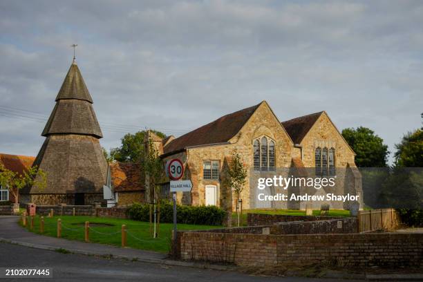 st augustine church, brookland, kent. - belfort stock pictures, royalty-free photos & images