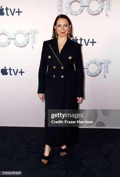 Maya Rudolph attends the Los Angeles photo call for Apple TV+ series "Loot" season 2 at The London West Hollywood at Beverly Hills on March 21, 2024...