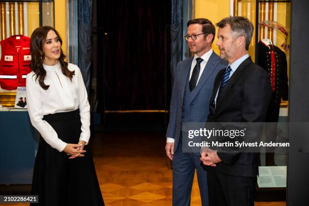 King Frederik X and Queen Mary are shown around the Amalienborg Museum, by art historian Thomas C. Thulstrup , where many objects that have shaped...