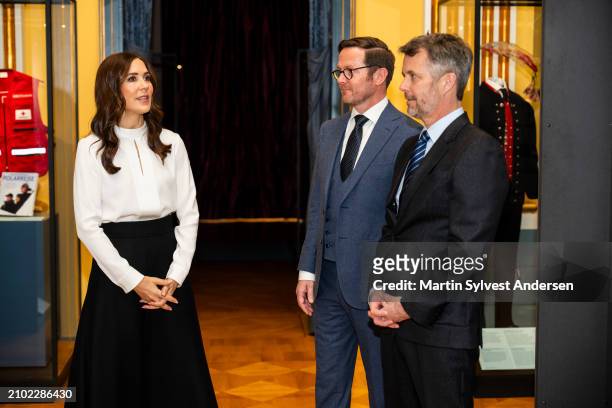 King Frederik X and Queen Mary are shown around the Amalienborg Museum, by art historian Thomas C. Thulstrup, where many objects that have shaped the...