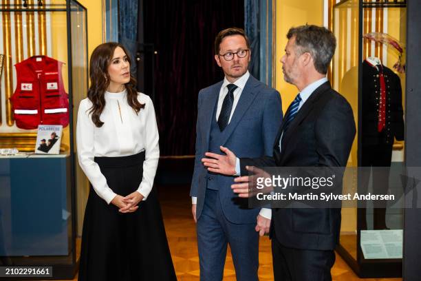 King Frederik X and Queen Mary are shown around the Amalienborg Museum, by art historian Thomas C. Thulstrup, where many objects that have shaped the...