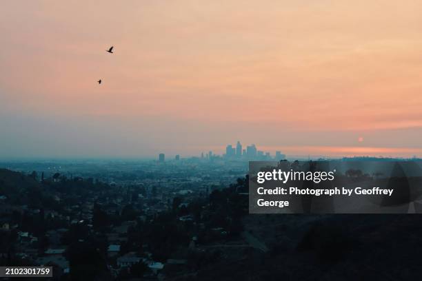 los angeles woolsey fire - woolsey fire stockfoto's en -beelden