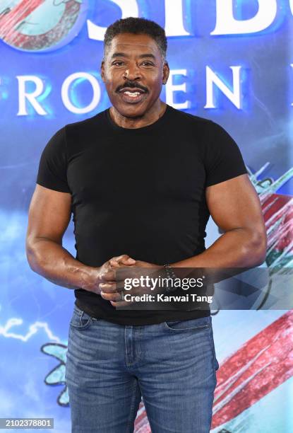 Ernie Hudson attends the photocall for "Ghostbusters: Frozen Empire" at Claridge's Hotel on March 21, 2024 in London, England.