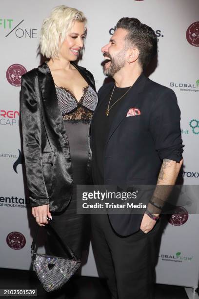 Verena Kerth, Marc Terenzi during the 5th FaceClub anniversary at Kasematte20 on March 23, 2024 in Hamburg, Germany.