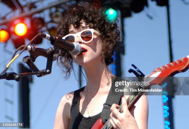 St. Vincent performs during the Sasquatch! Music & Arts festival at The Gorge amphitheatre on May 23, 2009 in Quincy, Washington.