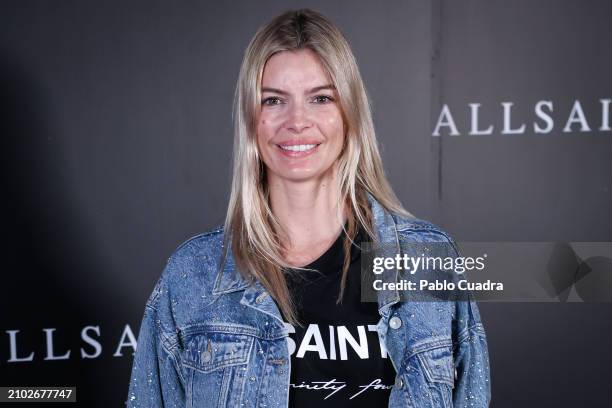 Cristina Tosio Macarena García, Ana Castillo and Kira Miró present the new "Allsaints" Collection at Espacio Jorge Juan on March 21, 2024 in Madrid,...