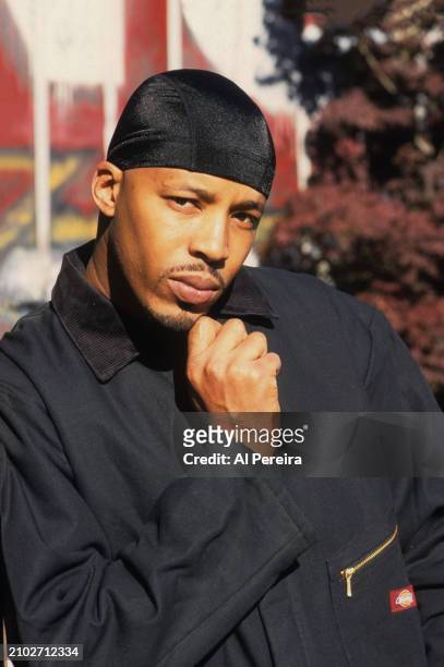 Rapper and Producer Warren G appears in a portrait taken on October 25, 2001 in New York City.