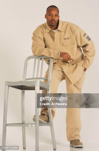 Rapper and Producer Warren G appears in a portrait taken on October 25, 2001 in New York City.