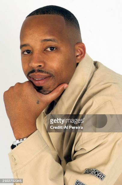 Rapper and Producer Warren G appears in a portrait taken on October 25, 2001 in New York City.