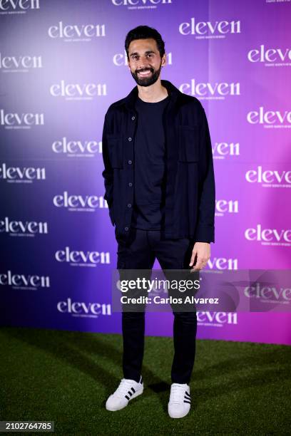 Álvaro Arbeloa attends the "Eleve11" inauguration party at the Abya restaurant on March 21, 2024 in Madrid, Spain.