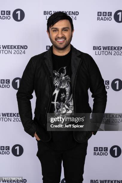 Shabaz Ali attends Radio 1's Big Weekend launch party at LAVO on March 20, 2024 in London, England.