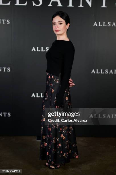 Actress Anna Castillo attends the new "Allsaints" collection presentation at the Espacio Jorge Juan on March 21, 2024 in Madrid, Spain.