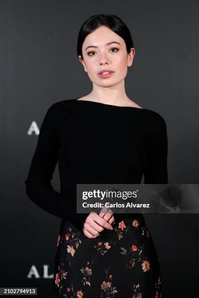 Actress Anna Castillo attends the new "Allsaints" collection presentation at the Espacio Jorge Juan on March 21, 2024 in Madrid, Spain.