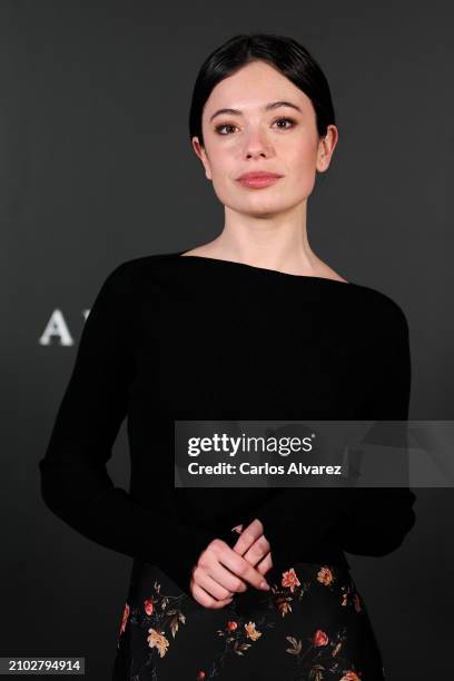 Actress Anna Castillo attends the new "Allsaints" collection presentation at the Espacio Jorge Juan on March 21, 2024 in Madrid, Spain.