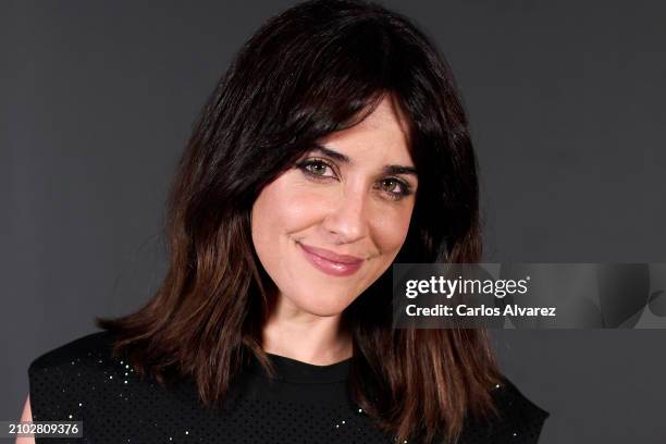 Actress Macarena Garcia attends the new "Allsaints" collection presentation at the Espacio Jorge Juan on March 21, 2024 in Madrid, Spain.