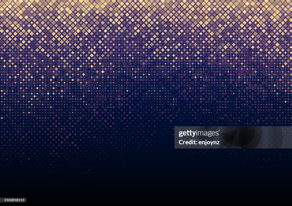 Golden sparkling pattern background gradient vector illustration