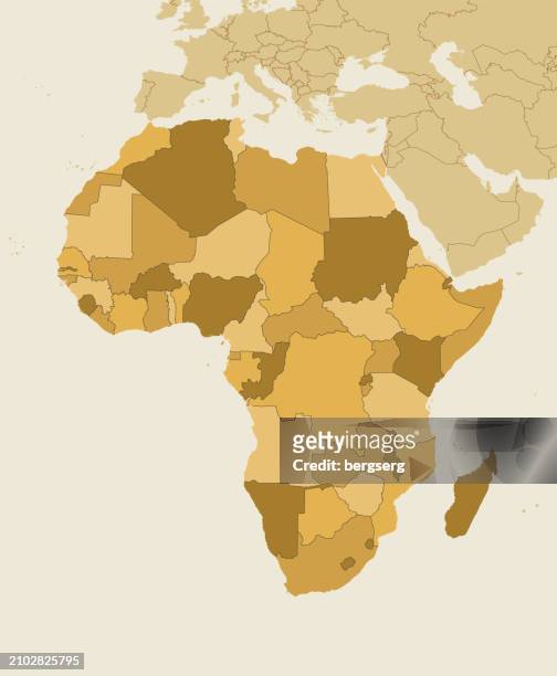 illustrations, cliparts, dessins animés et icônes de carte de l’afrique avec les régions et les frontières nationales de l’egypte, de l’algérie, de l’afrique du sud, du cameroun, de la tunisie, du maroc, de l’angola, de madagascar - maroc school