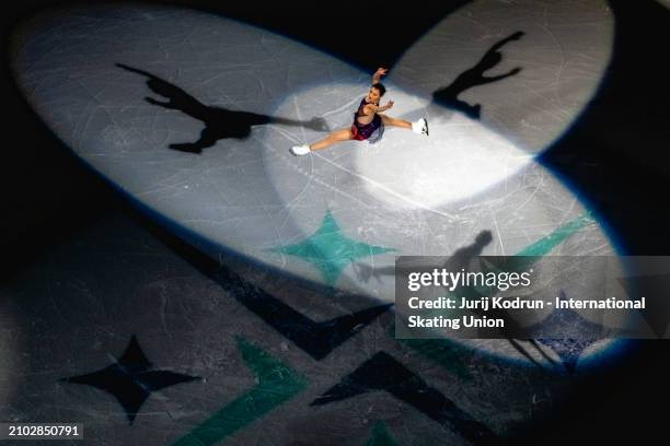 Kaori Sakamoto of Japan performs during Gala during the ISU World Figure Skating Championships at Bell Centre on March 24, 2024 in Montreal, Canada.