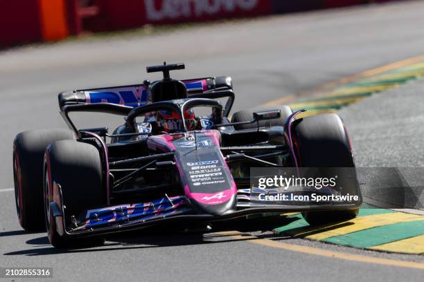 France Esteban Ocon driving for France BWT Alpine F1 Team during the F1 Rolex Australian Grand Prix at the Melbourne Grand Prix Circuit on March 24,...