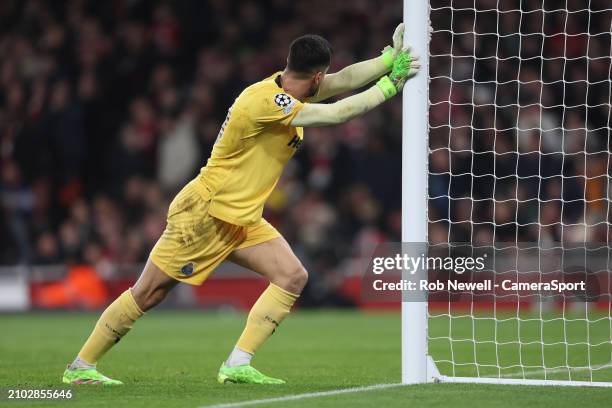 Porto's Diego Costa during the UEFA Champions League 2023/24 round of 16 second leg match between Arsenal FC and FC Porto at Emirates Stadium on...