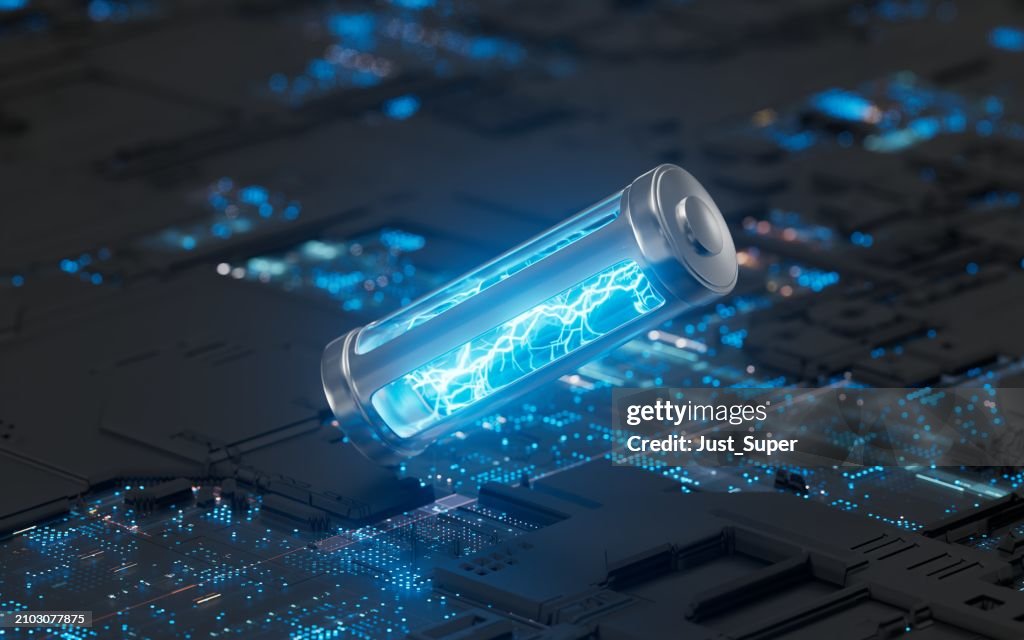 Lithium Solid State Battery for EV Electric Vehicle, new research and development batteries with solid electrolyte energy storage for automotive car industry, cathode