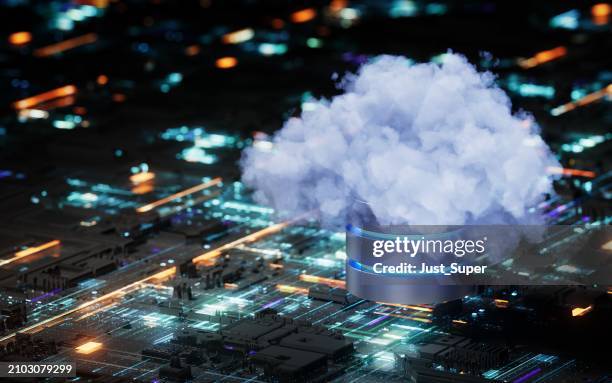 cloud computing data center multi cloud hybrid cloud information storage cyber security encryption edge computing data lake - backup stock pictures, royalty-free photos & images