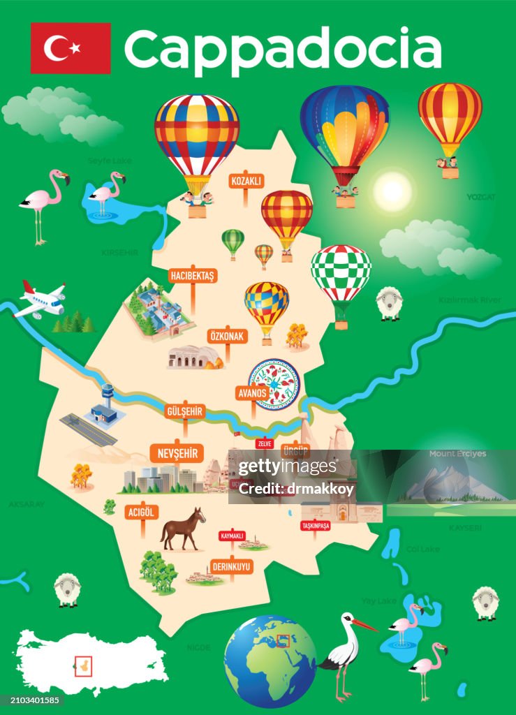 Capadócia Mapa