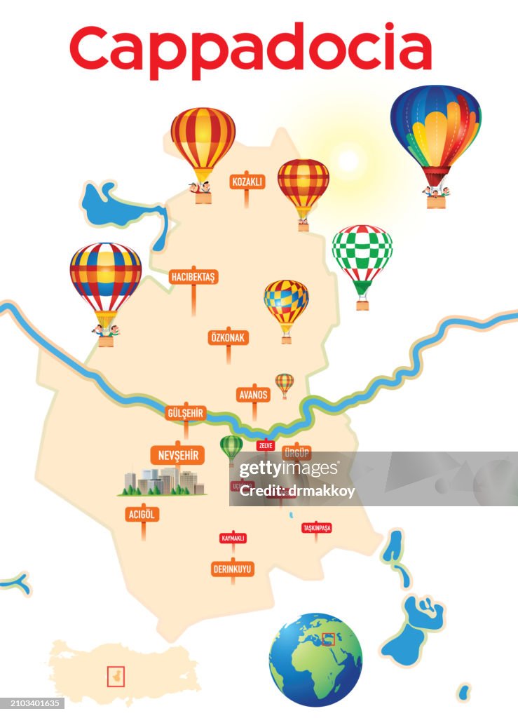 Cappadocia Travel Map